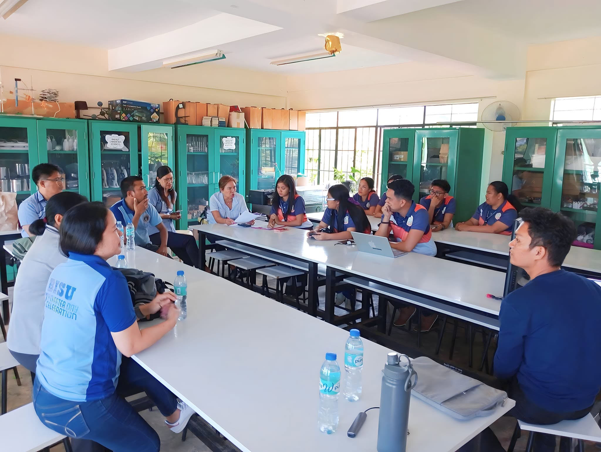 UNSHS students in formation representing humanities and social sciences